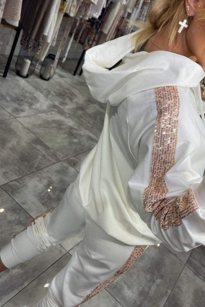 Glittery 2 Piece Women's Outfit Set