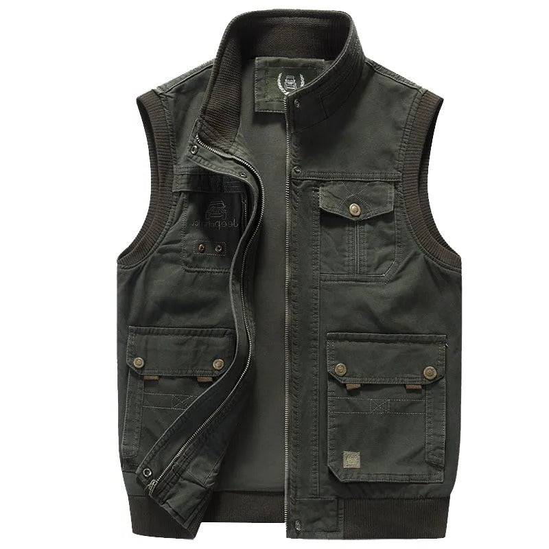 Classic Mens Multi Pocket Waistcoat