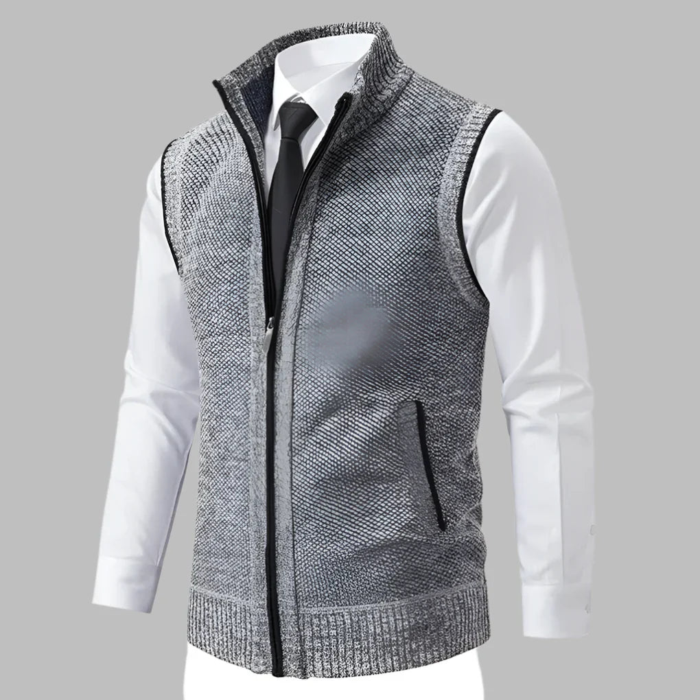 Men's Warm Zipper Sweater Vest