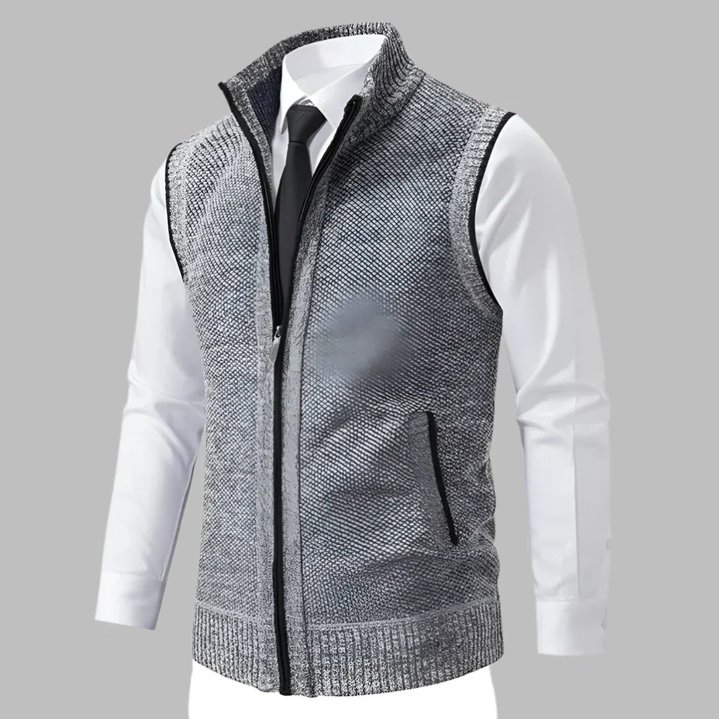 Men's Thermal Zipper Sweater Vest