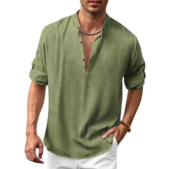 Casual Mens Short Sleeve Shirt
