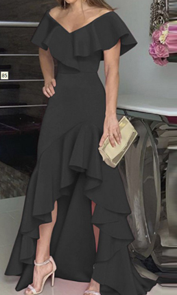 Elegant Knee Length Fashion Dress