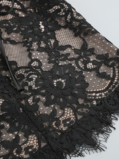 Pretty Lace Corset Party Dress
