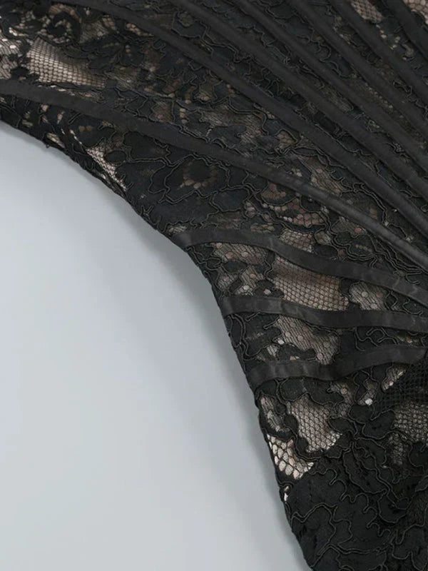 Pretty Lace Corset Party Dress
