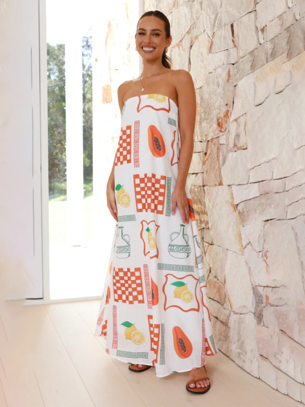 Sleeveless Maxi Dress with Flowy Comfortable Design