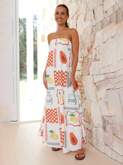 Sleeveless Maxi Dress with Flowy Comfortable Design