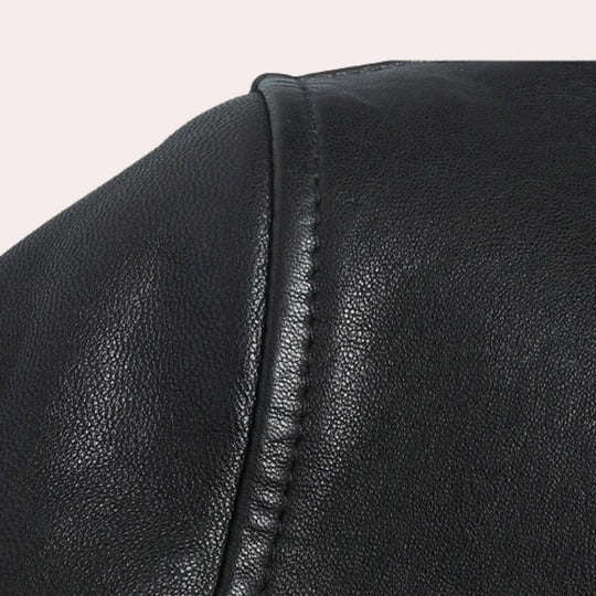 Classic Mens Leather Coat