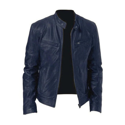 Classic Mens Leather Coat