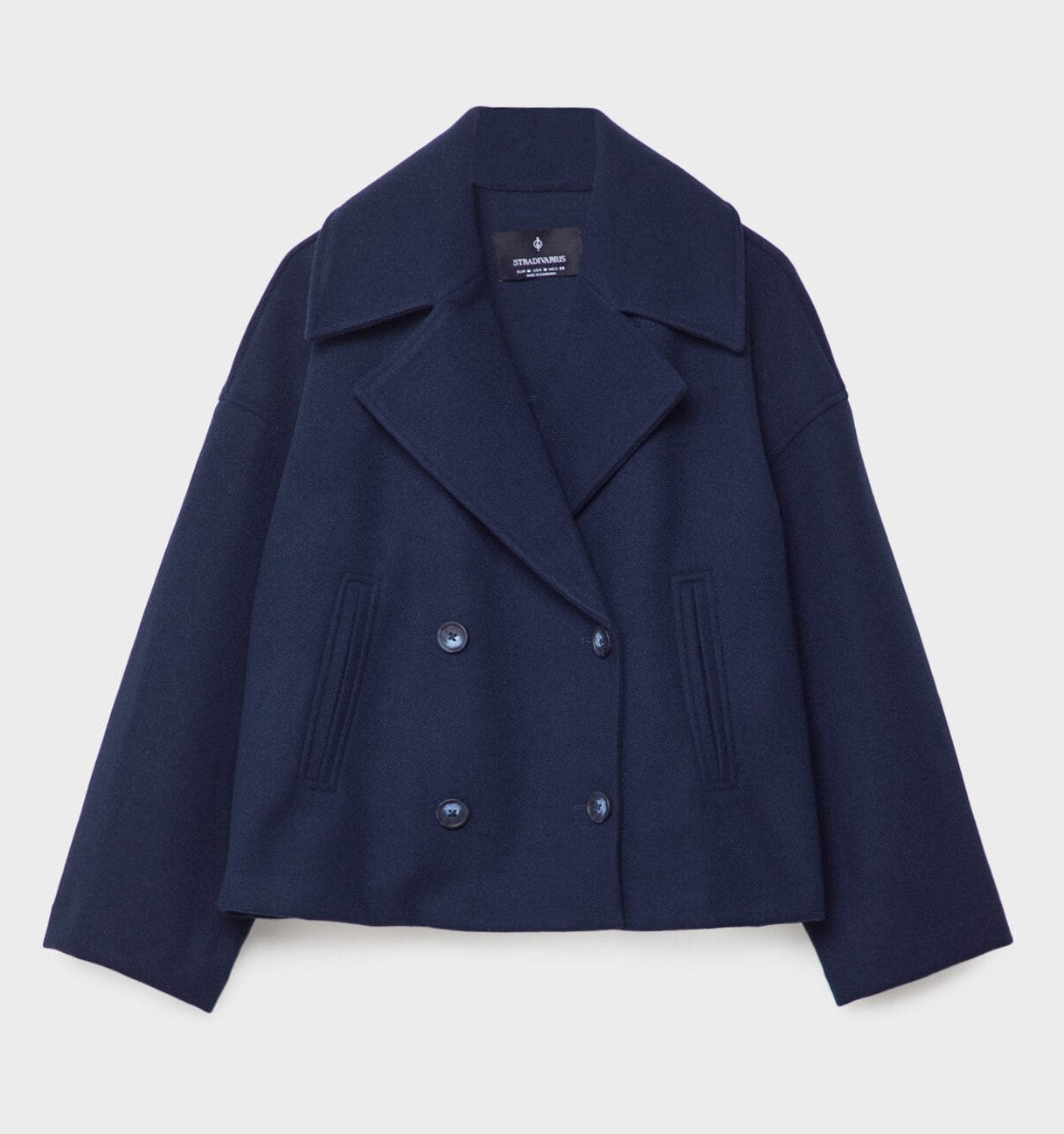 Casual Fit Double Breasted Overcoat