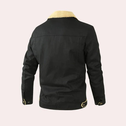 Classic Mens Leather Flight Jacket