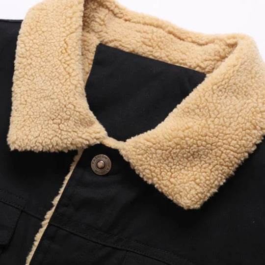 Classic Mens Leather Flight Jacket