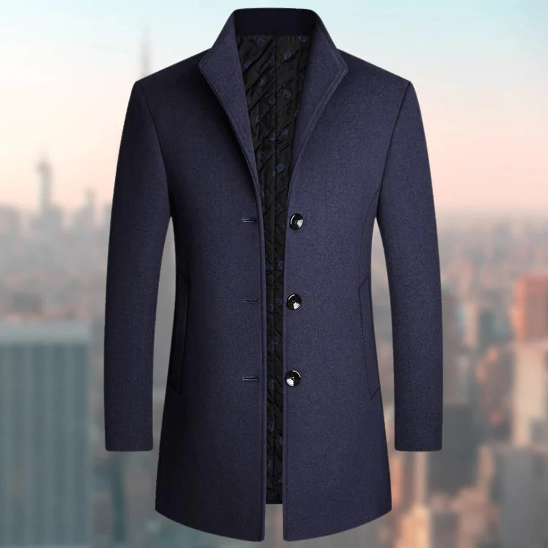 Classic Fit Men's Trench Coat - Pexav