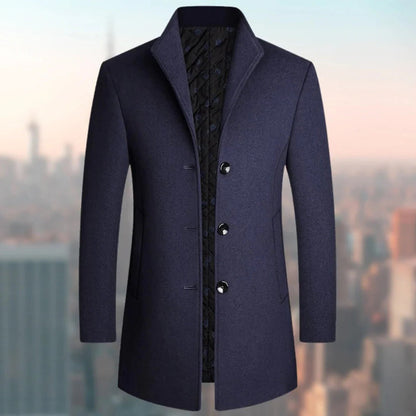 Classic Fit Men's Trench Coat - Pexav