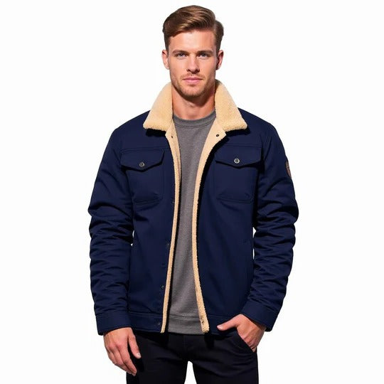 Classic Mens Leather Flight Jacket