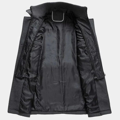 Warm Men's Double Layer Parka Coat