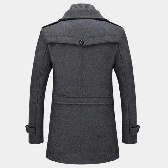 Warm Men's Double Layer Parka Coat
