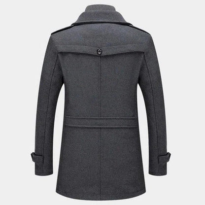 Warm Men's Double Layer Parka Coat