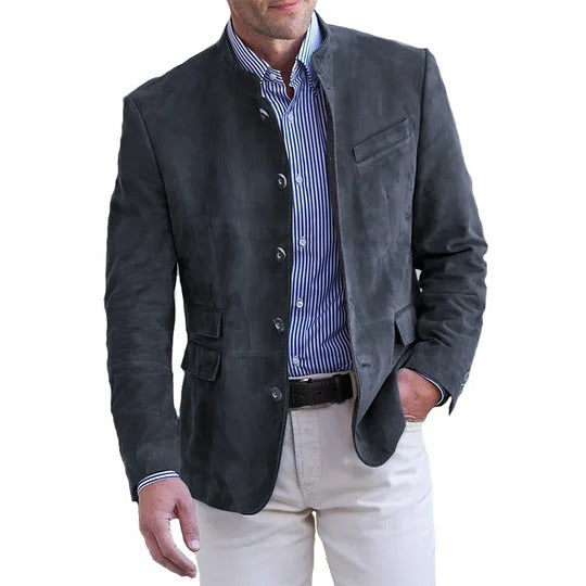 Timeless Mens Casual Button Down Jacket - Pexav