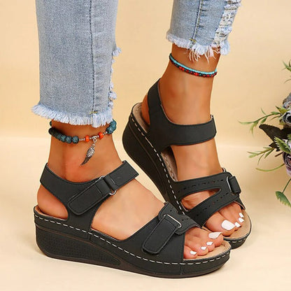 Comfortable Buckle Slide Sandals