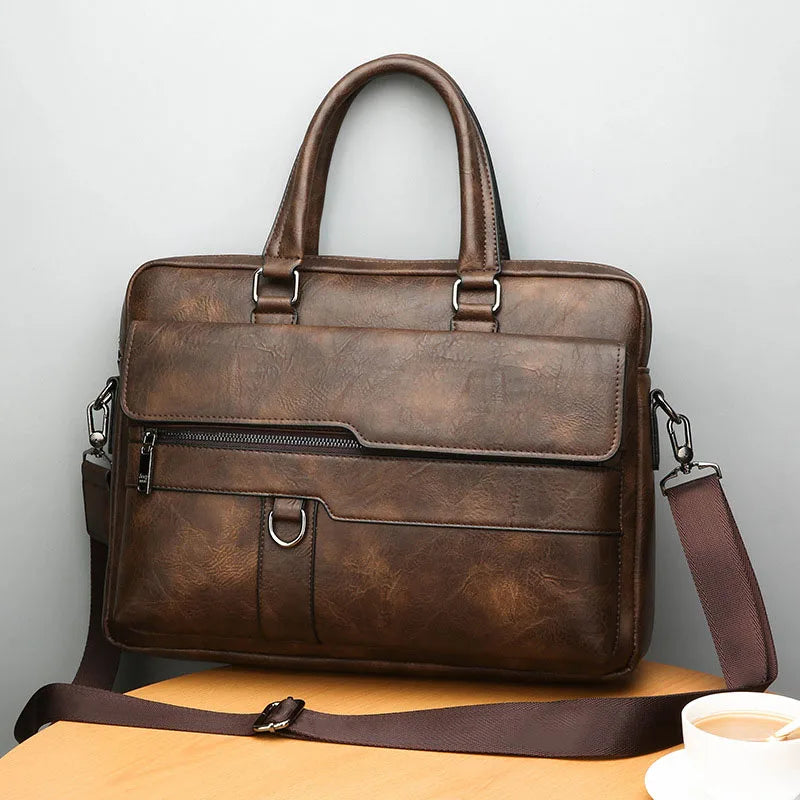 Stylish Genuine Leather Mens Shoulder Bag