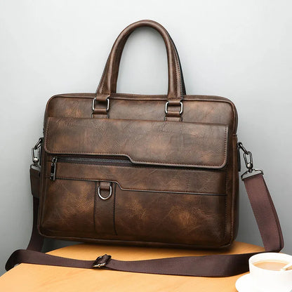 Stylish Genuine Leather Mens Shoulder Bag