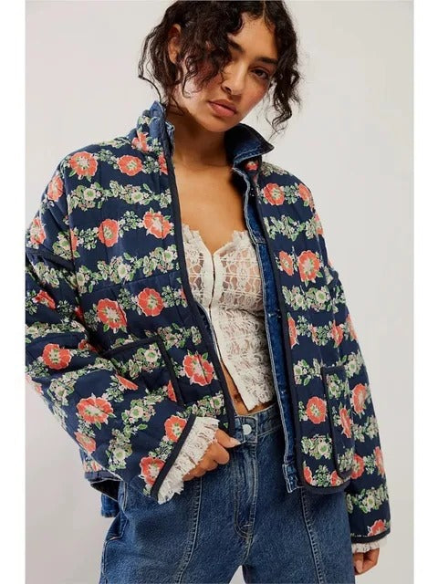 Classic Flower Pattern Jacket