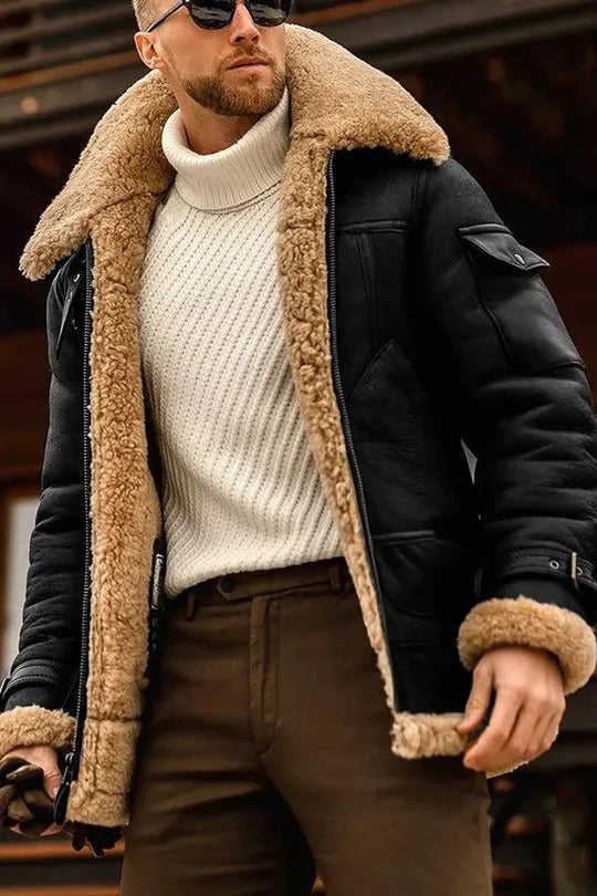 Classic Tan Leather Jacket