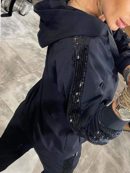 Glittery 2 Piece Women's Outfit Set