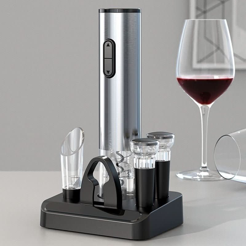 Easy Wine Bottle Opener Kit with Metal Charger - Nocini