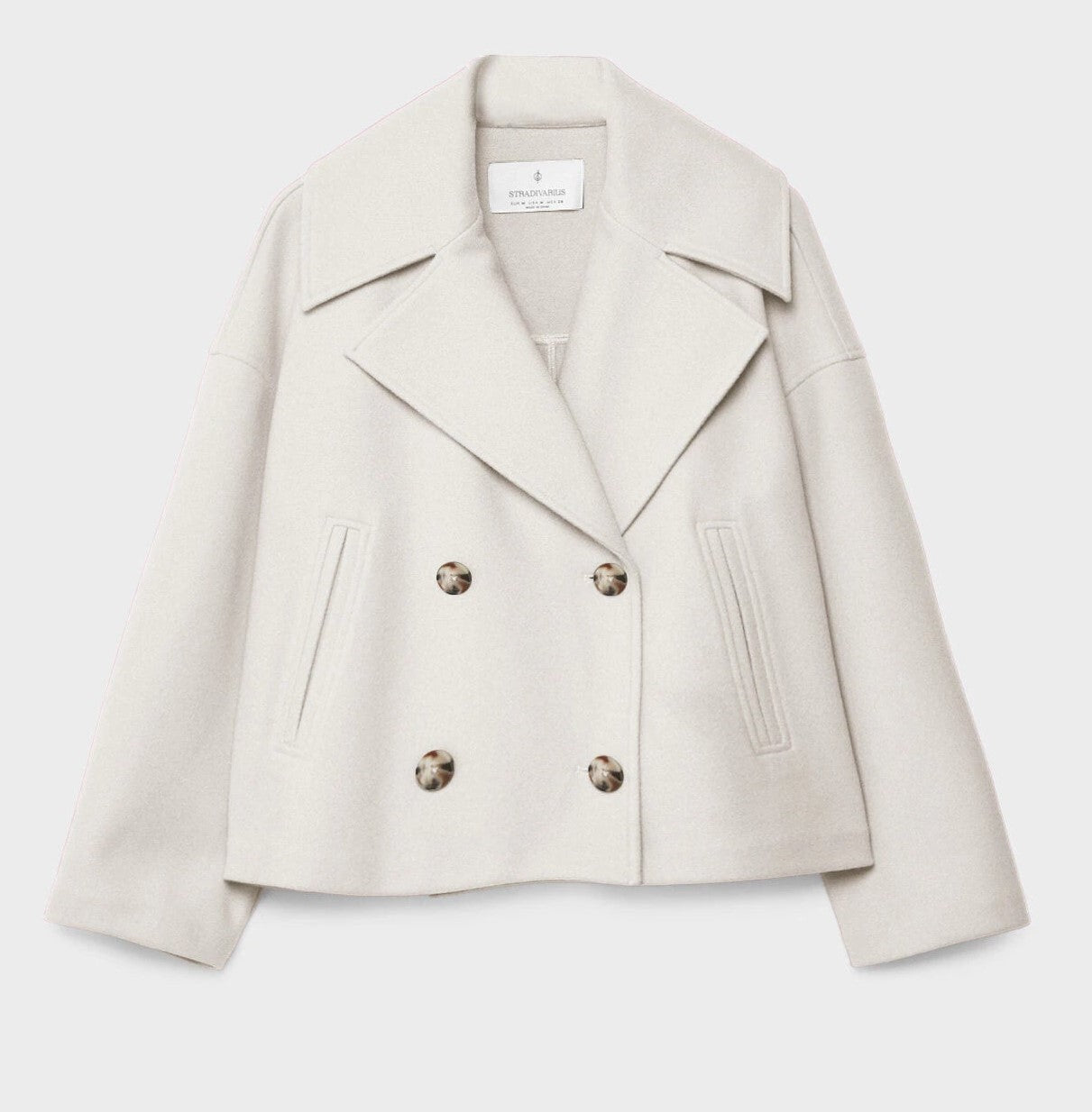 Casual Fit Double Breasted Overcoat