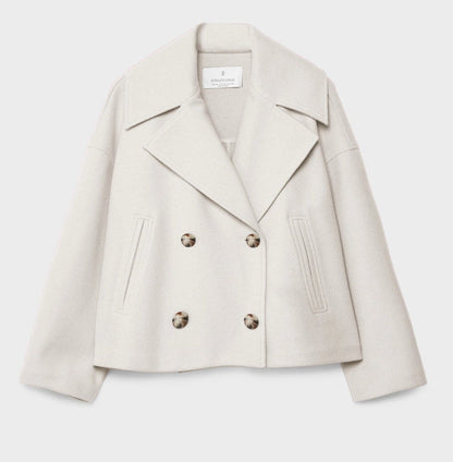 Casual Fit Double Breasted Overcoat