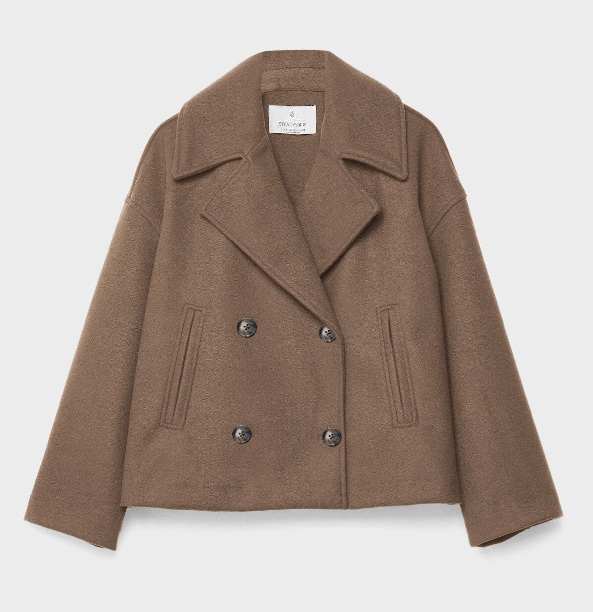Casual Fit Double Breasted Overcoat