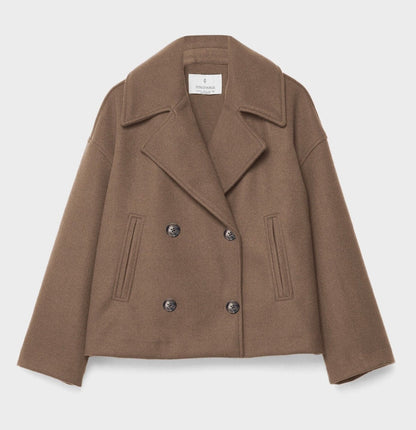 Casual Fit Double Breasted Overcoat