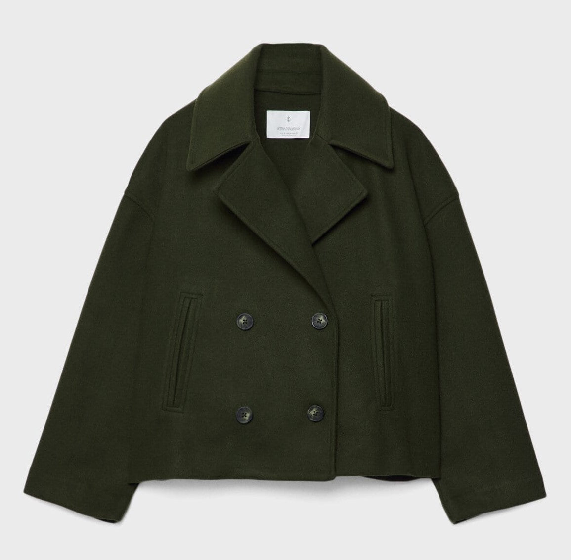Casual Fit Double Breasted Overcoat