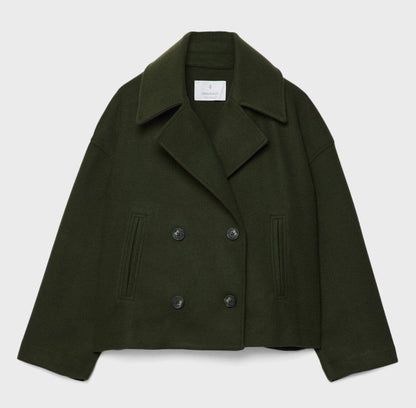 Casual Fit Double Breasted Overcoat