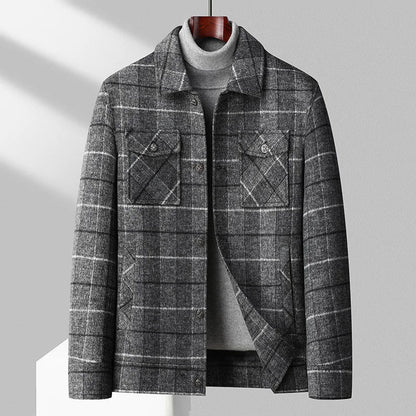 Classic Checkered Flannel Jacket - Nocini