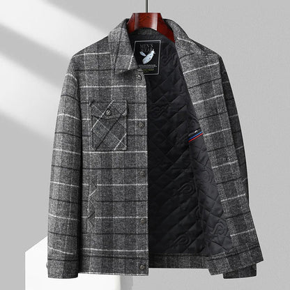 Classic Checkered Flannel Jacket