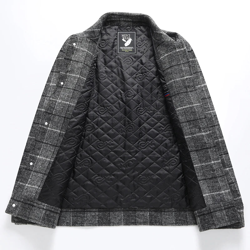 Classic Checkered Flannel Jacket