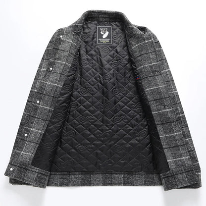Classic Checkered Flannel Jacket