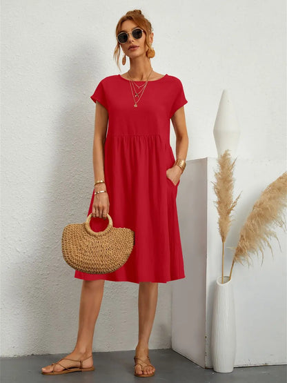 Comfy Side Pocket Sundress