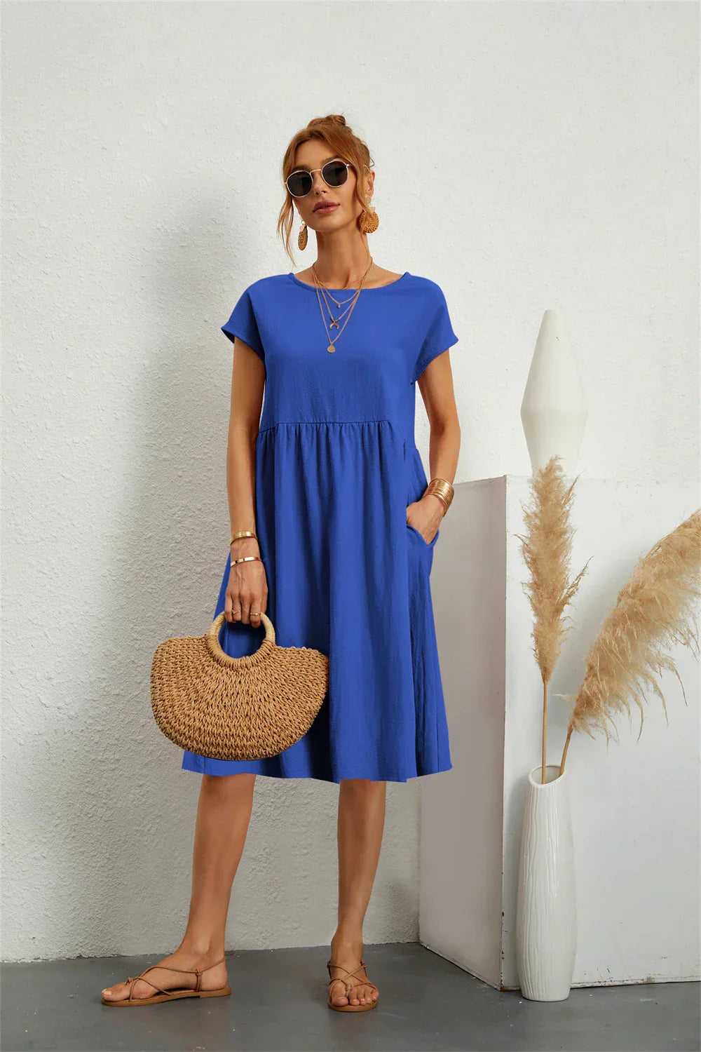 Comfy Side Pocket Sundress