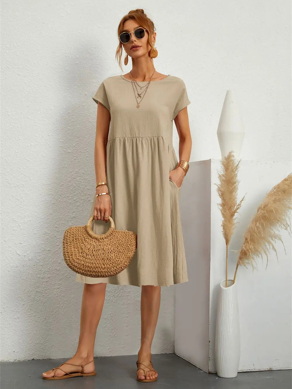 Comfy Side Pocket Sundress