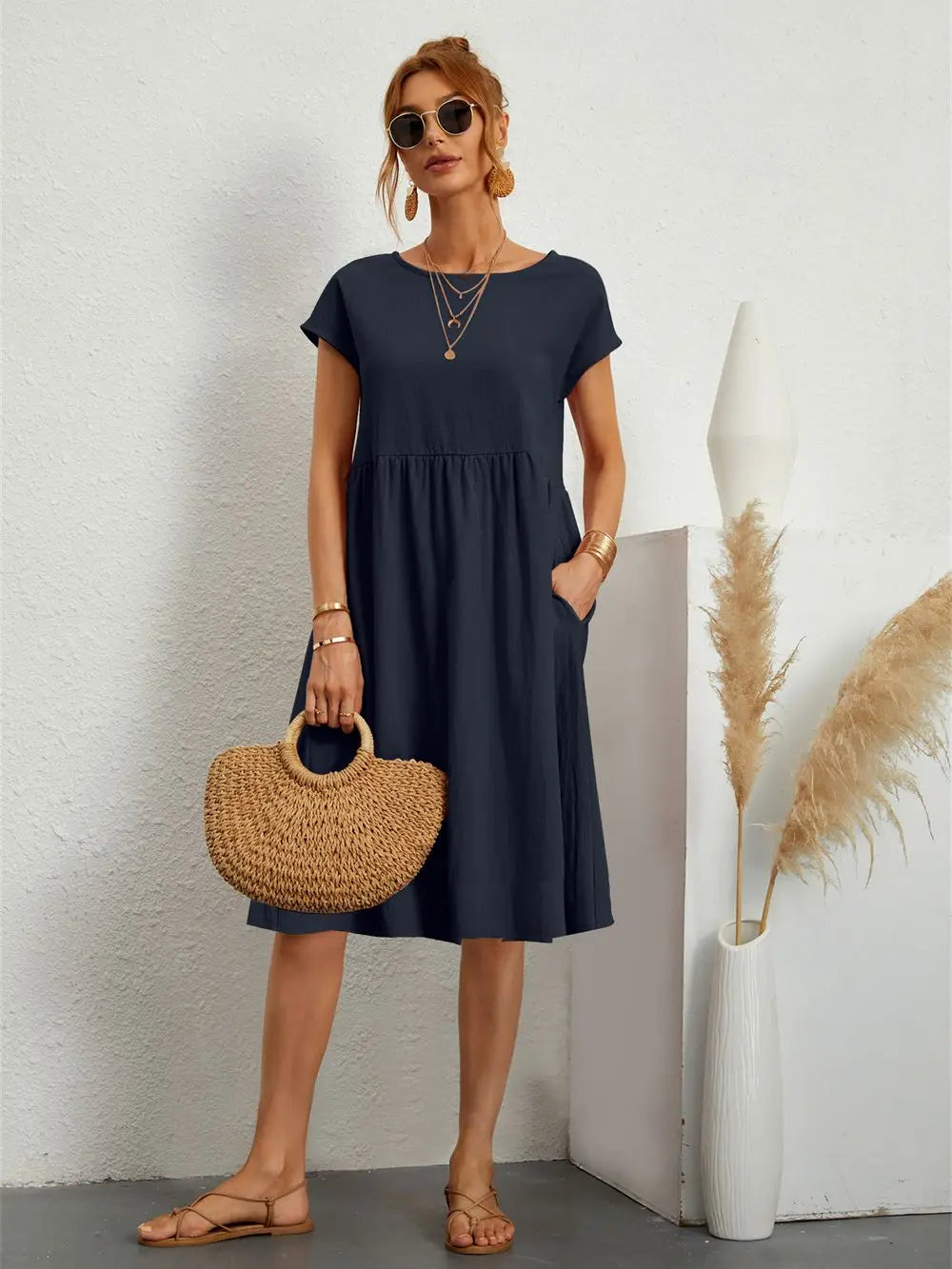 Comfy Side Pocket Sundress