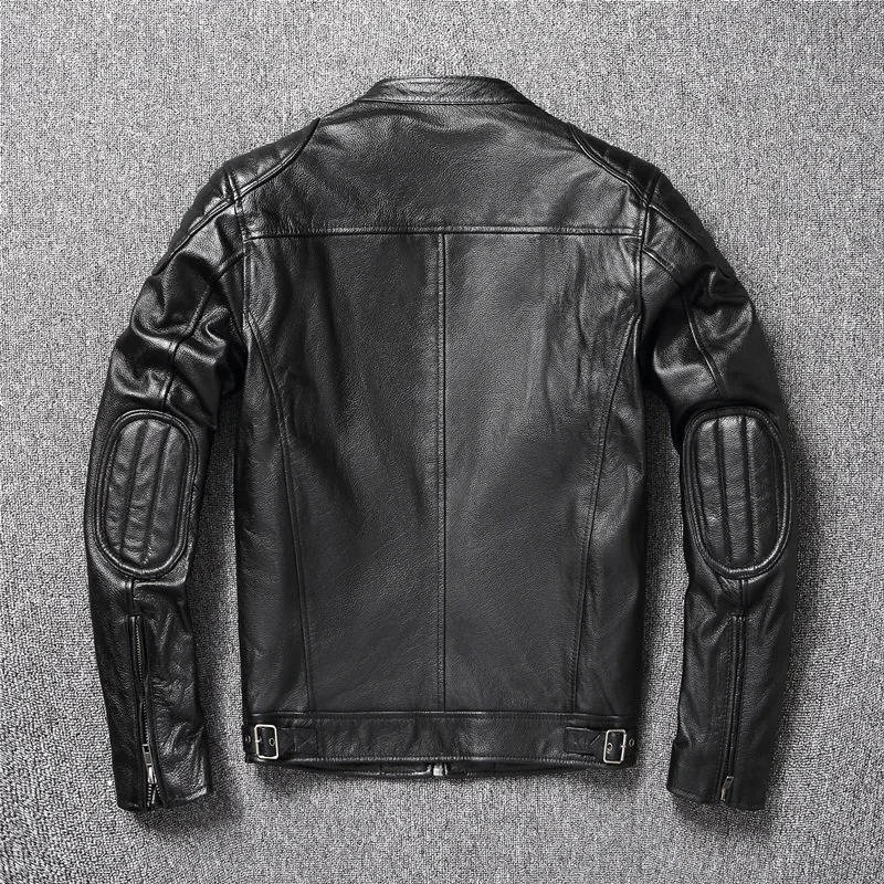 Men's Classic Biker Leather Jacket
