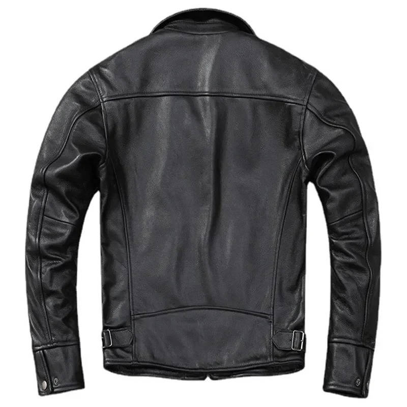 Rugged Vintage Leather Mens Jacket