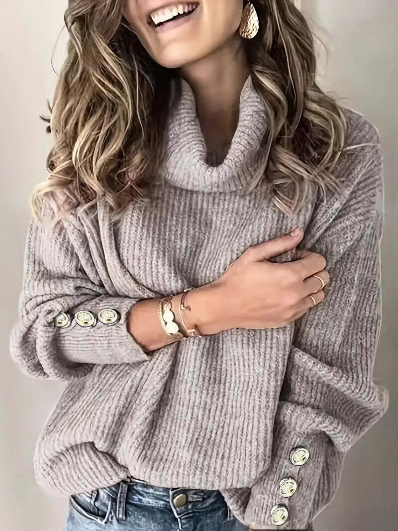 Soft Women's Crew Neck Winter Sweater
