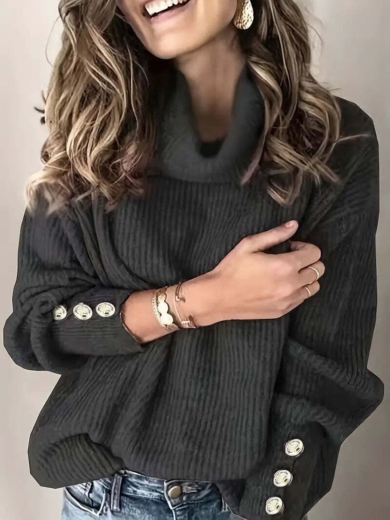 Soft Women's Crew Neck Winter Sweater