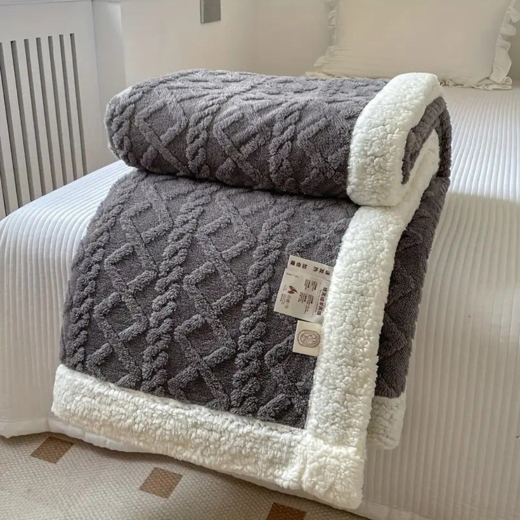 Plush Fleece Throw Blanket