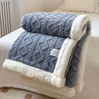 Plush Fleece Throw Blanket