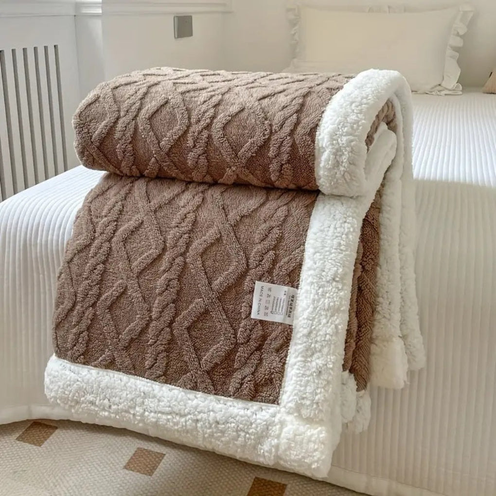 Plush Fleece Throw Blanket